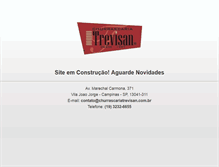 Tablet Screenshot of churrascariatrevisan.com.br